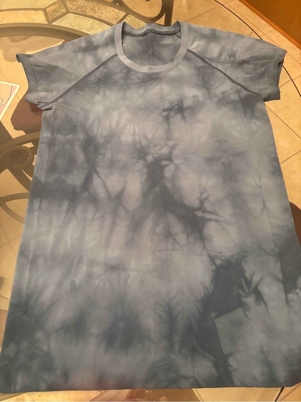 Lululemon Blue Tie Dye Swiftly Tee